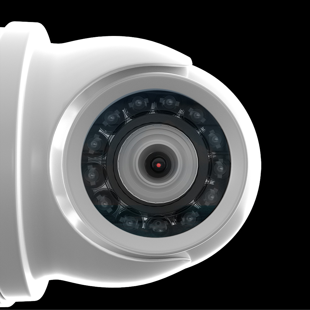 GOST XVR marine dome camera with infrared LED ring